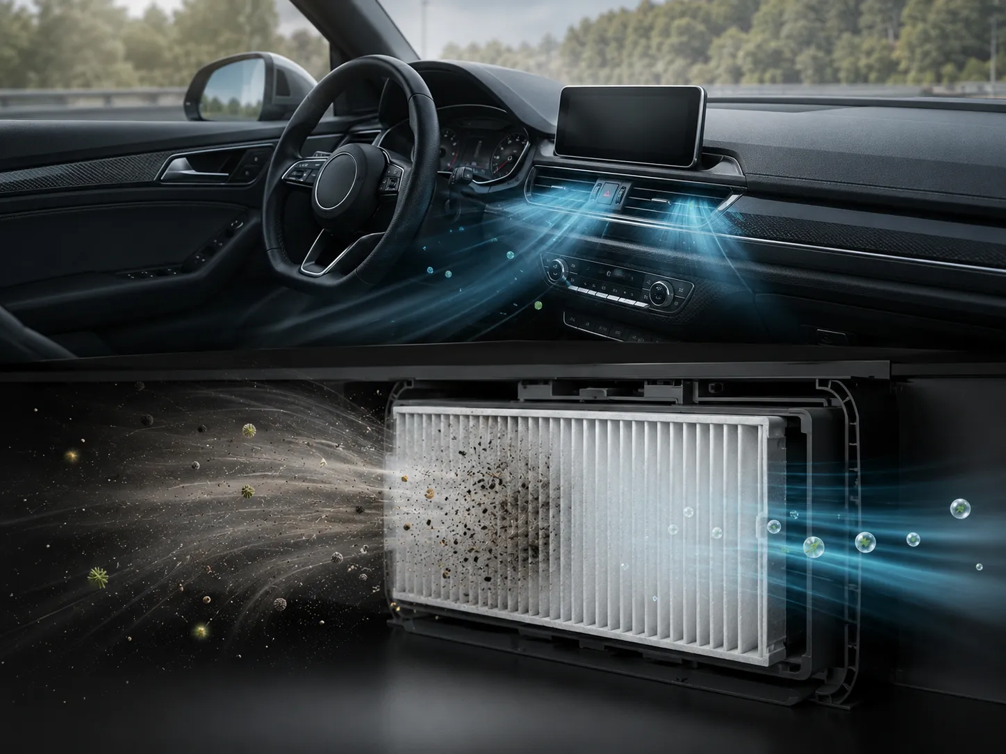 Automotive cabin filter application
