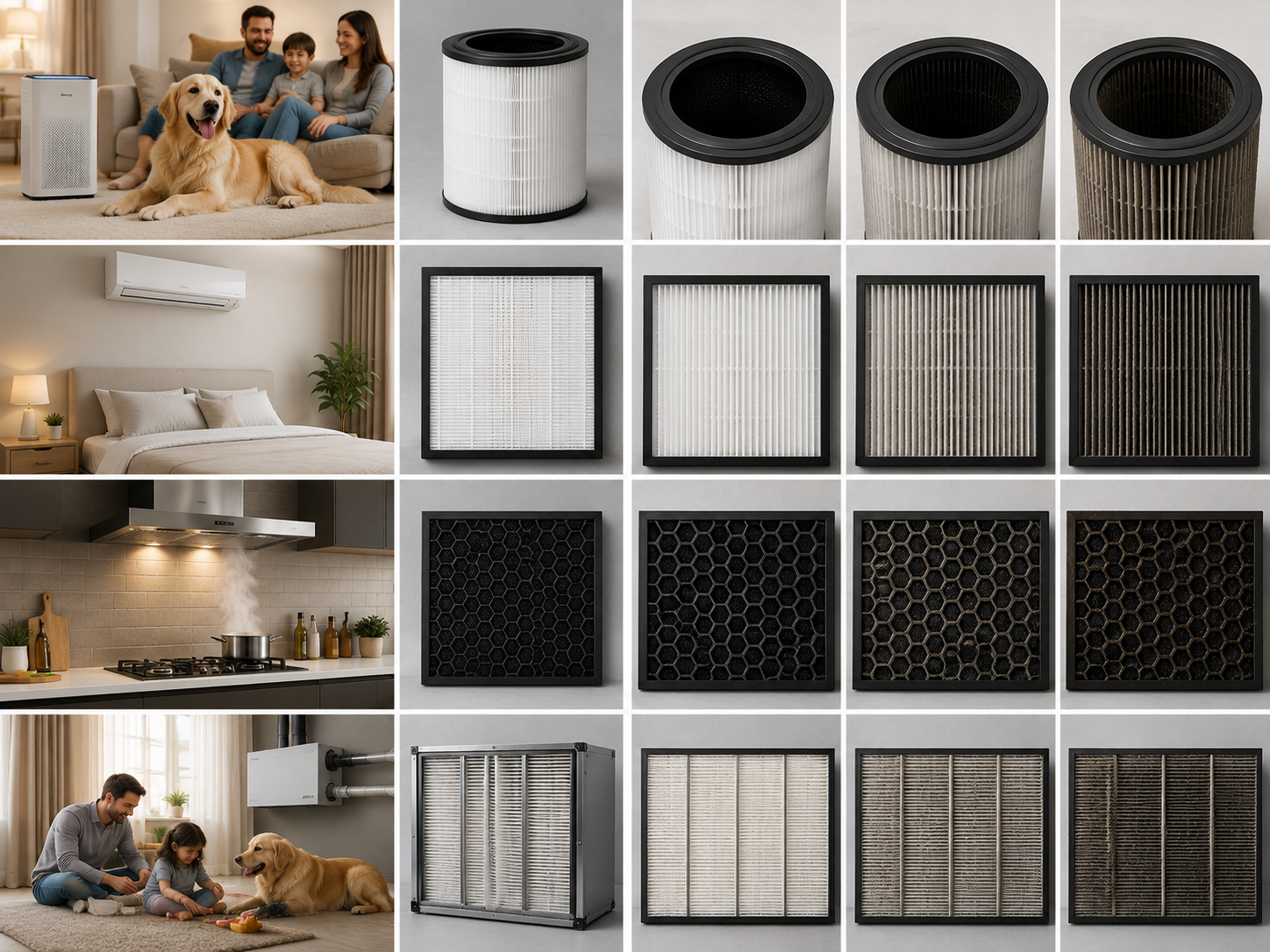 Home settings and filter replacement frequency