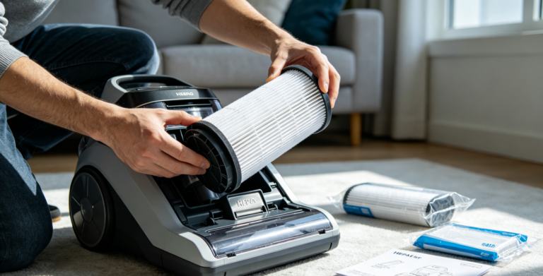 How to Install a Vacuum Cleaner HEPA Filter