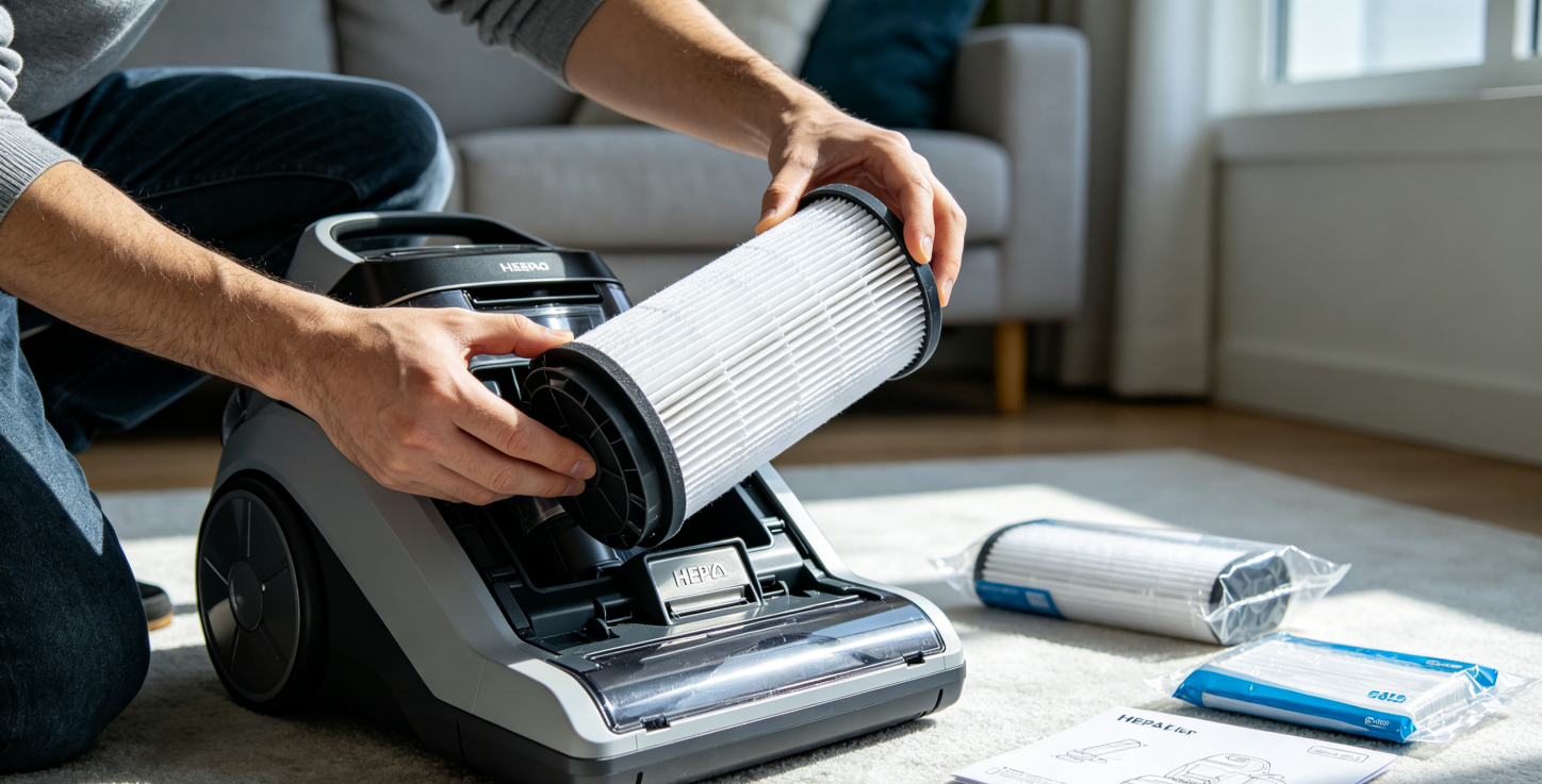 How to Install a Vacuum Cleaner HEPA Filter