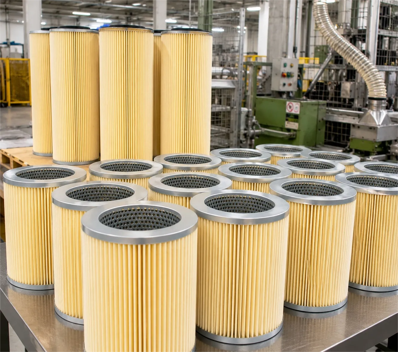 Industrial filter cartridges for custom filtration applications