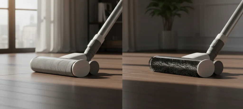 Soft Roller v Soft Bristle Brush