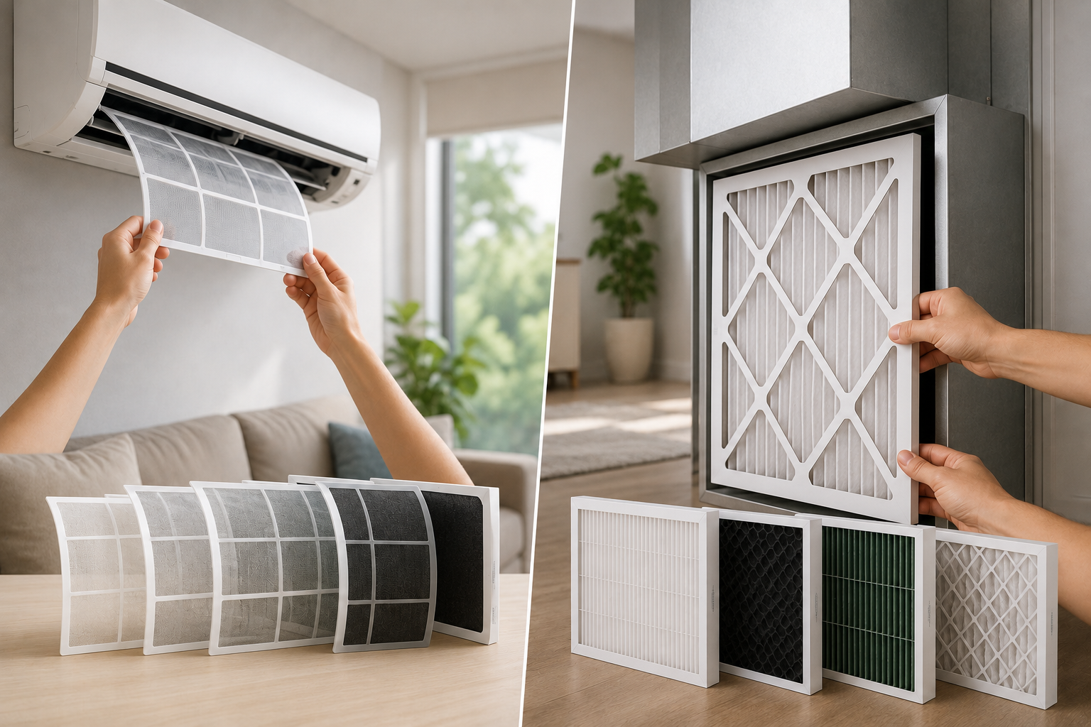 Split System Filters vs Central Air Filters
