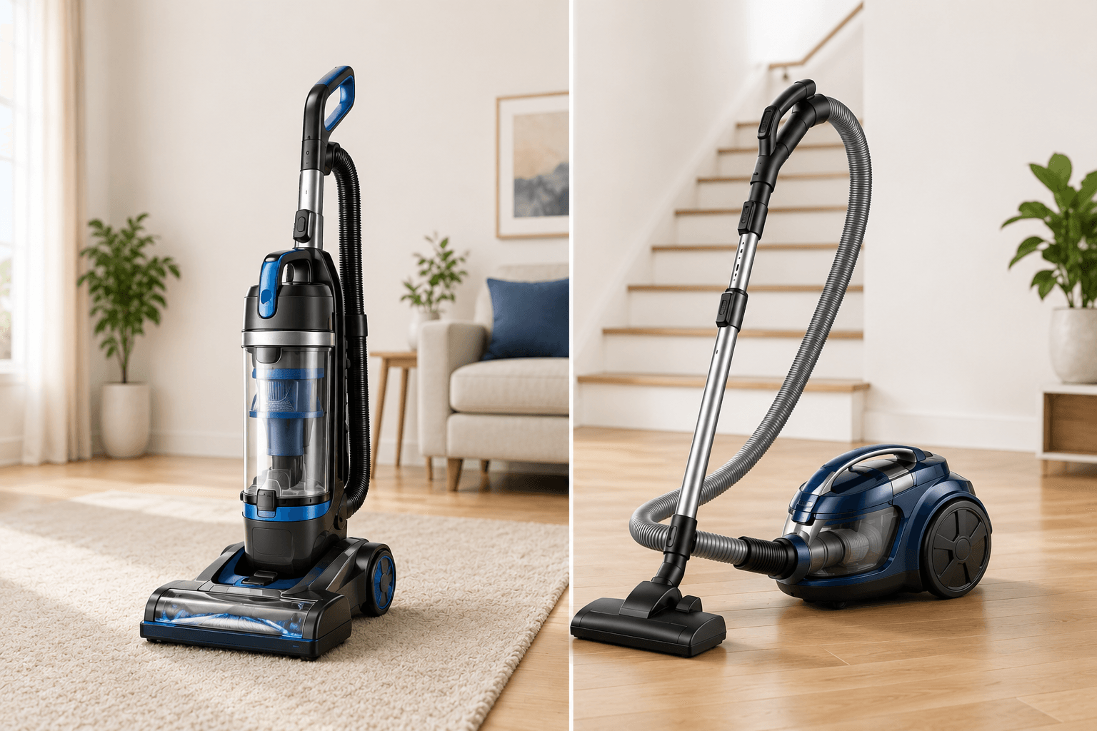 Upright and Canister Vacuum Cleaners