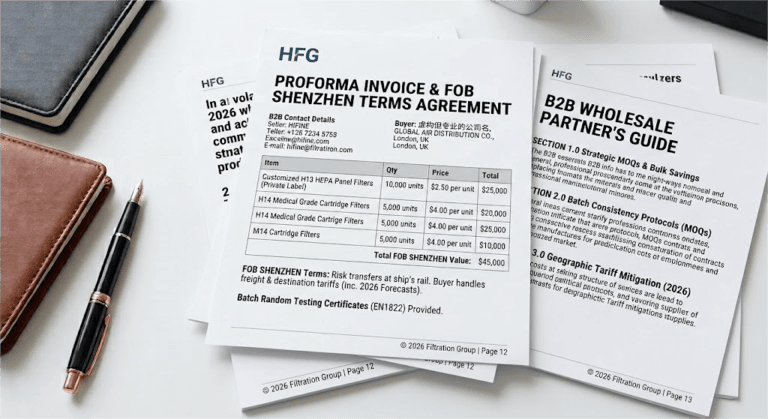 Wholesale HEPA Filter Pricing 2026: What Actually Determines Cost Per Unit at Volume