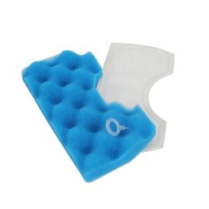 蓝白海绵泡沫吸尘器过滤器