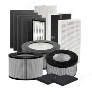 Customized Air Purifier Filter - White/Black Plastic Parts