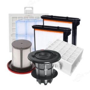 Hifine Robot Vacuum Cleaner Brush - White/Black Plastic Attachment