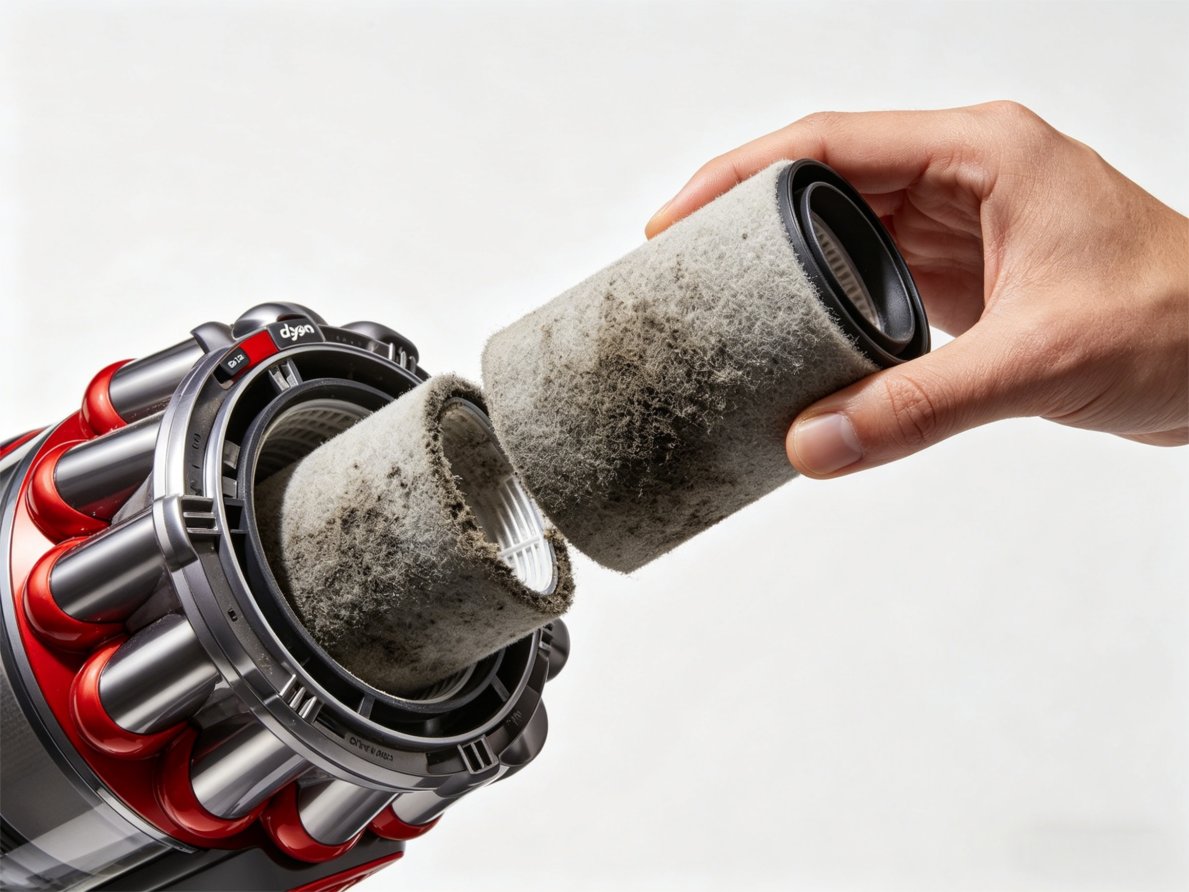 how to clean the filter in a dyson step by step