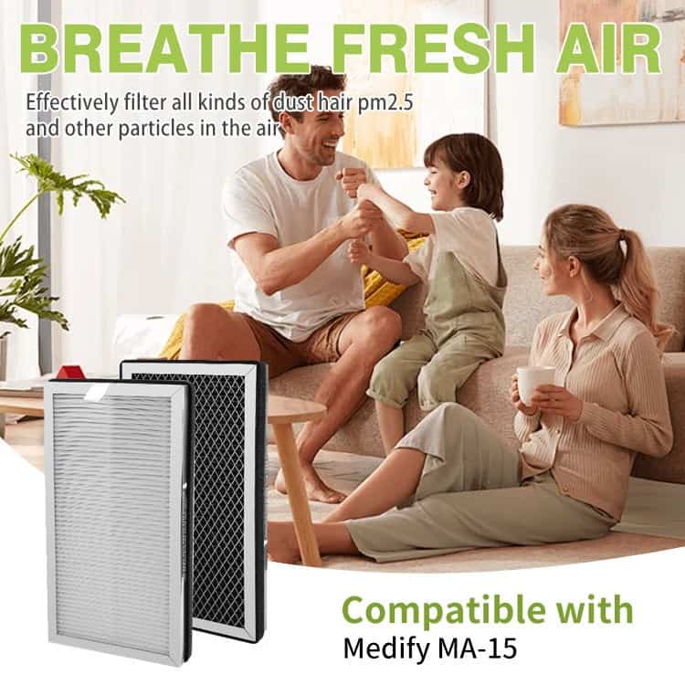 Medify MA-15 HEPA & Carbon Air Purifier Filter