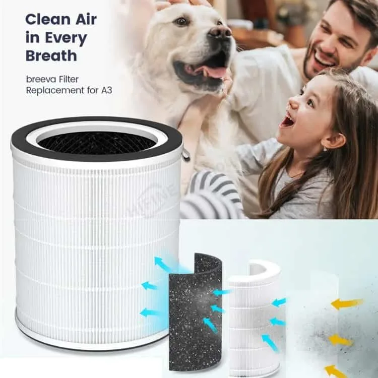 用于空气净化器的真正高效过滤器 - Hifine